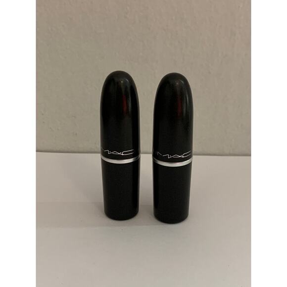 2X MAC Lustre Lipstick Jubilee Rare 509 Original VTG Warm Peach SET See Photos - Picture 6 of 9